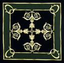 girandole-green scarf