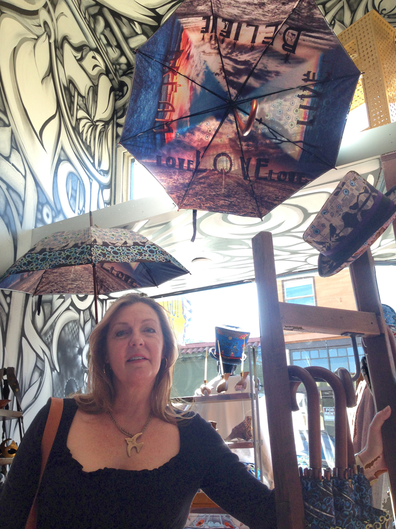 Cecy at the "She's got Wings" Store